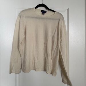 Charter Club Cream Crewneck Sweater